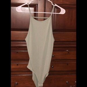 Army green body suit